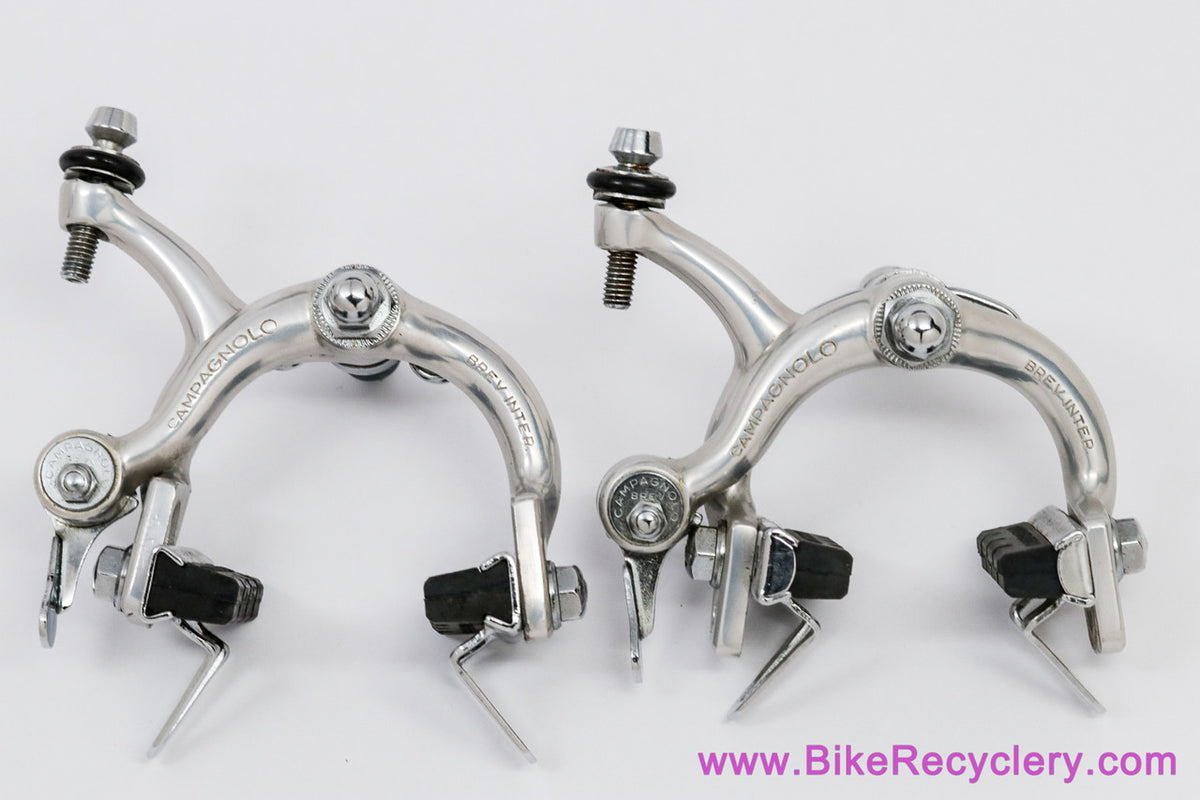 NIB/NOS Campagnolo Nuovo Record Brakeset: 2040/1 - Nutted - Standard Reach - Flat QR Pre CPSC