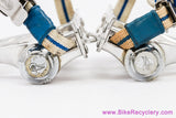 Campagnolo Victory/Chorus Aero Pedals: #405/000 - Toe Clips (M/L) & Straps (EXC)