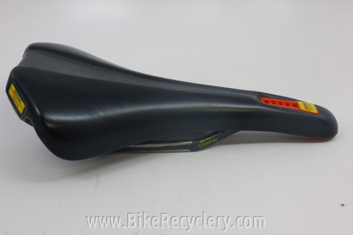 Selle Italia Novus Ferarri Saddle: Carbon Rails, Black 1990's