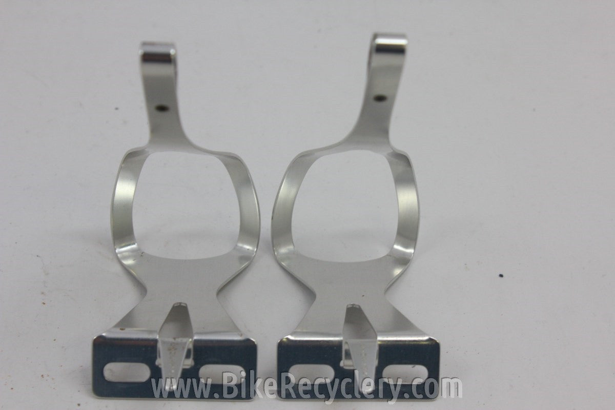 Campagnolo Super Record Toe Clips: LARGE, EXC in Box