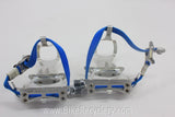 Campagnolo Croce d' Aune Pedals w/ Campy Clips, Straps: EXC+