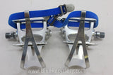 Campagnolo Croce d' Aune Pedals w/ Campy Clips, Straps: EXC+