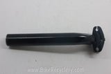 27.2mm Vintage Italian Road Bike Seatpost: Black, 215g