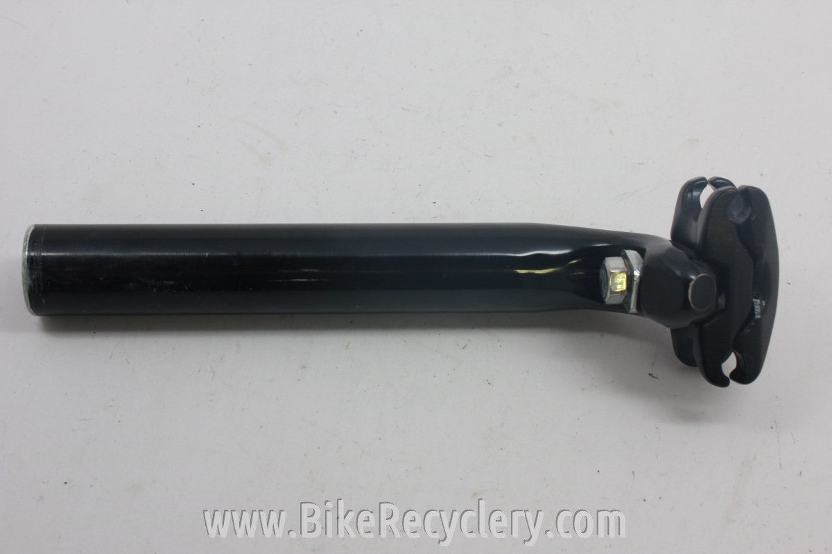 27.2mm Vintage Italian Road Bike Seatpost: Black, 215g