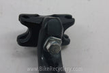 27.2mm Vintage Italian Road Bike Seatpost: Black, 215g
