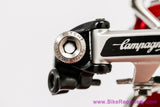 Campagnolo Super Record 4001 Rear Derailleur: Red Bullseye Pulleys - Pat 1984 (Near MINT+ Low Miles)