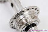 Campagnolo Nuovo Record Low Flange Hubset: 36H x 126mm - Curved QR - Front/Rear - BSA (Near Mint+ Perfect Bearings)