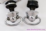 Campagnolo Nuovo Record Low Flange Hubset: 36H x 126mm - Curved QR - Front/Rear - BSA (Near Mint+ Perfect Bearings)