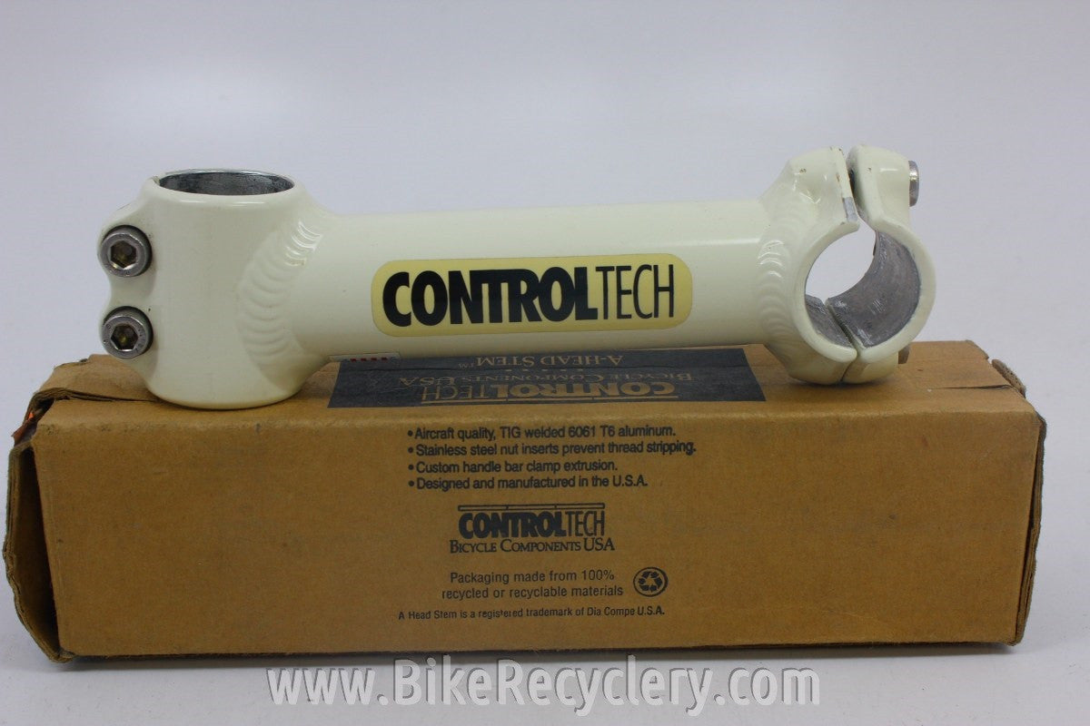NOS/NIB Control Tech Threadless Stem: 1 1/8", 135mm x 25.4mm Blue Yellow
