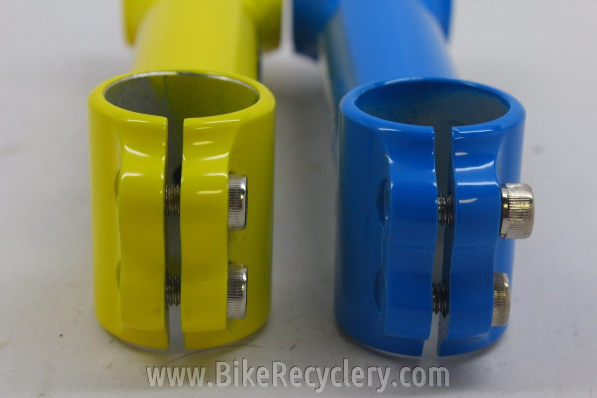 NOS/NIB Control Tech Threadless Stem: 1 1/8", 135mm x 25.4mm Blue Yellow