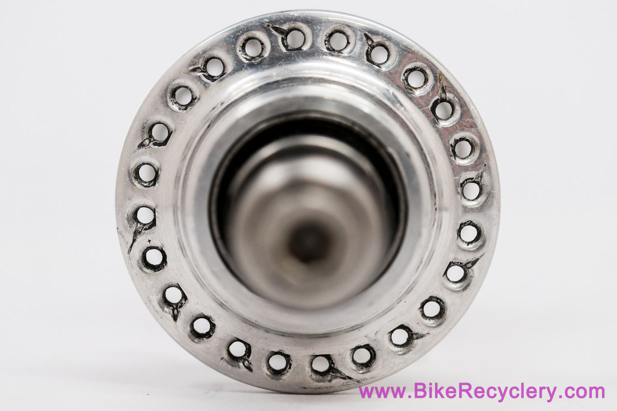 Phil Wood Tandem Disc/Drum Rear Hub: 140mm x 48H - Silver (Near Mint Perfect Bearings)
