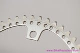 Custom Drillium Chainring: 49t x 144mm - Silver (Near Mint+ Low Miles or NOS)