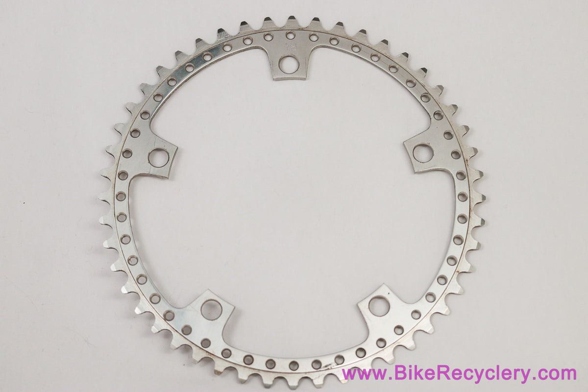 Custom Drillium Chainring: 48t x 144mm - Silver (EXC)