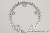 Custom Drillium Chainring: 48t x 144mm - Silver (EXC)
