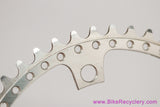 Custom Drillium Chainring: 48t x 144mm - Silver (EXC)
