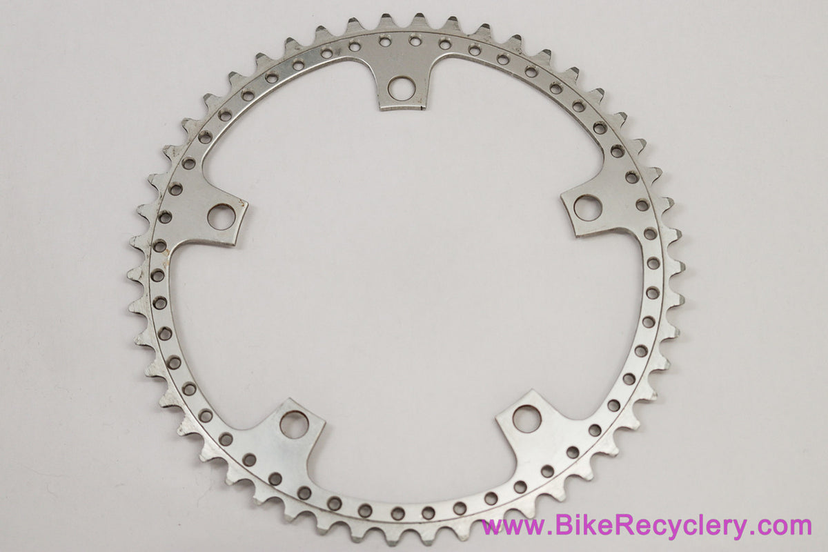 Custom Drillium Chainring: 50t x 144mm - Silver (EXC)