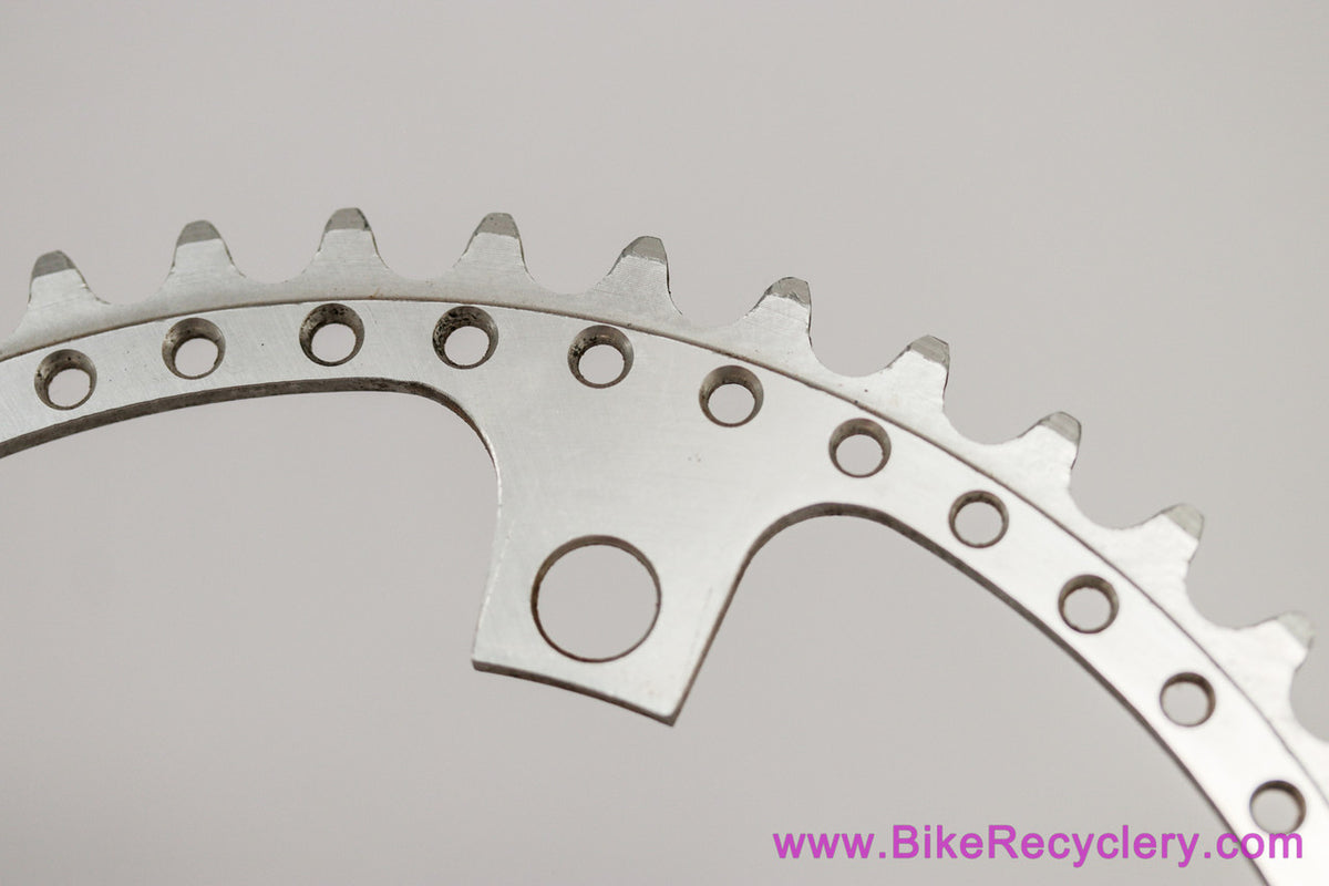 Custom Drillium Chainring: 50t x 144mm - Silver (EXC)