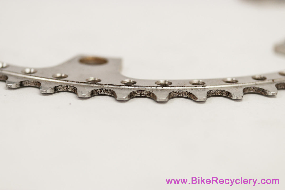 Custom Drillium Chainring: 50t x 144mm - Silver (EXC)