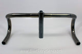 3TTT Gunmetal / Pewter Handlebars & Stem: 44cm Competizione, 110mm Record
