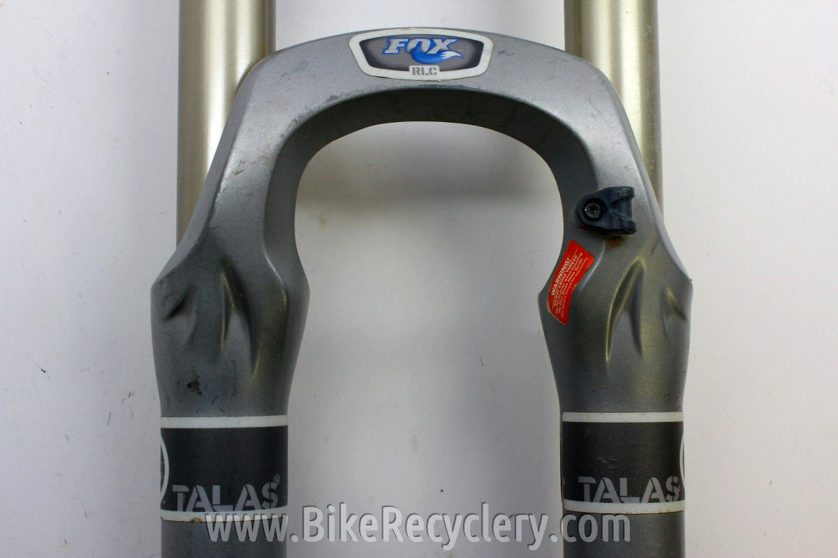 Fox Talas RLC 26" Fork: 100mm/120mm/140mm, 9mm QR, Grey
