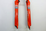 Vintage Rockshox SID SL Dual Air Fork: 1 1/8", 80mm Travel, Red, Disc/Rim Brake, Sub 3 Pounds!