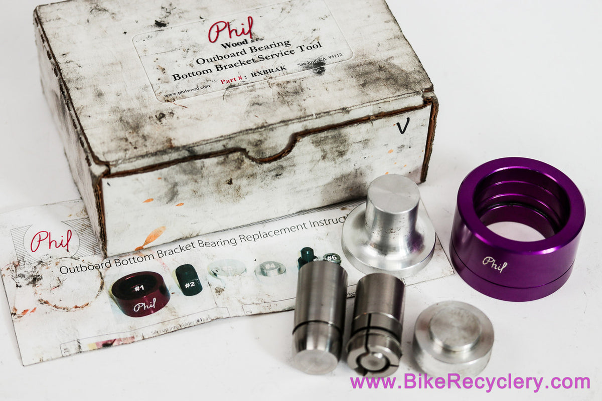 Phil Wood Outboard Bearing Bottom Bracket Service Tool Kit #RXBRAK (EXC)