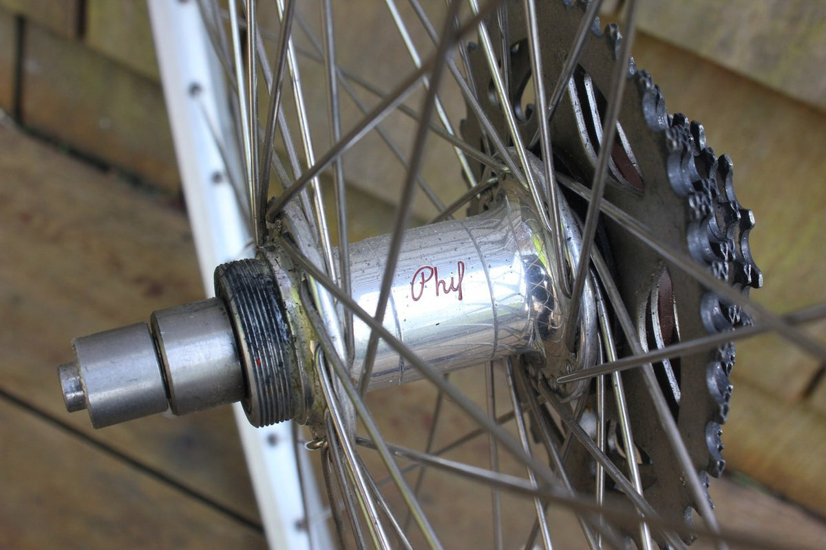 Phil Wood 48H Touring Rear Wheel: Mavic T519 Rim - Sachs LY 94 7sp Freewheel