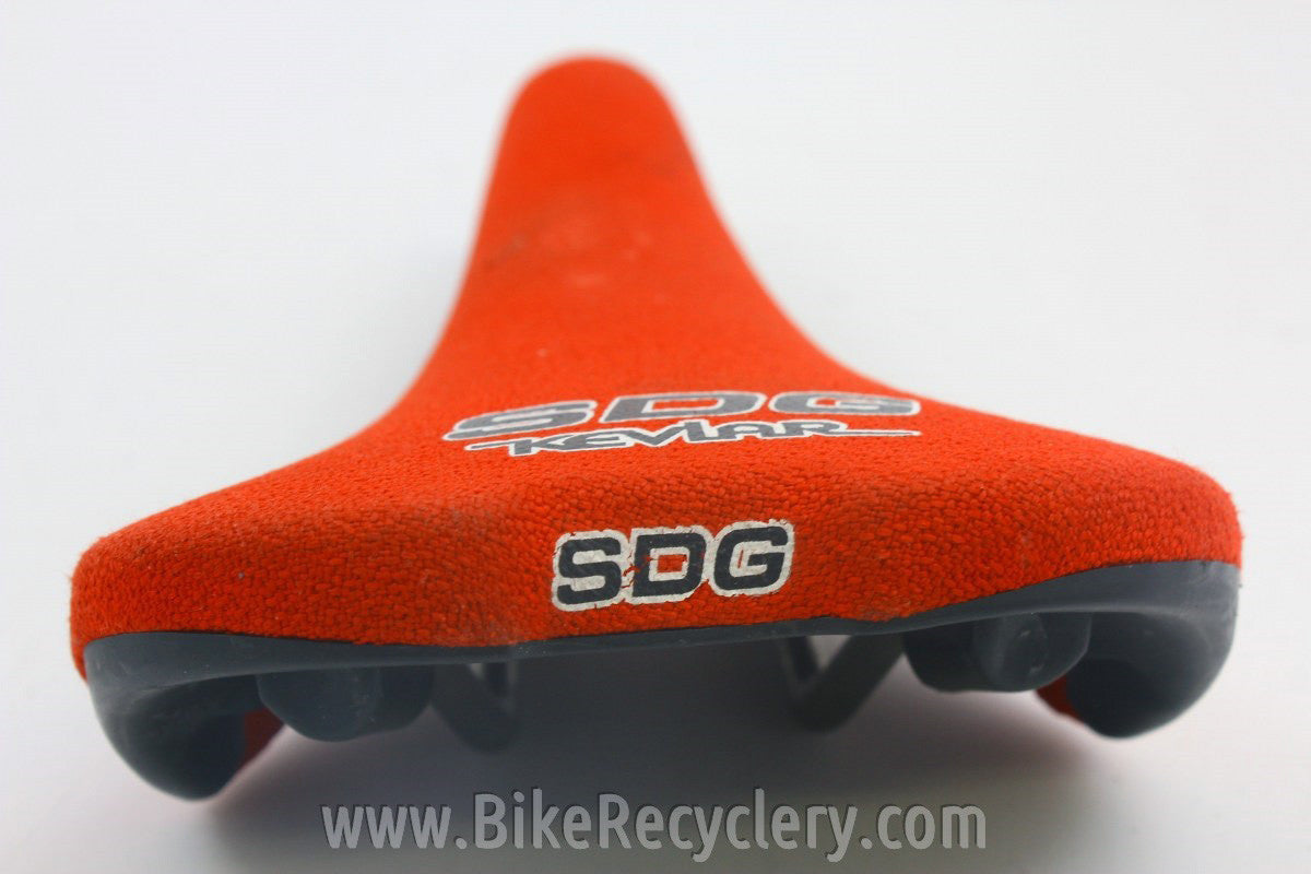 Vintage SDG Comp Ti Kevlar Saddle: Red