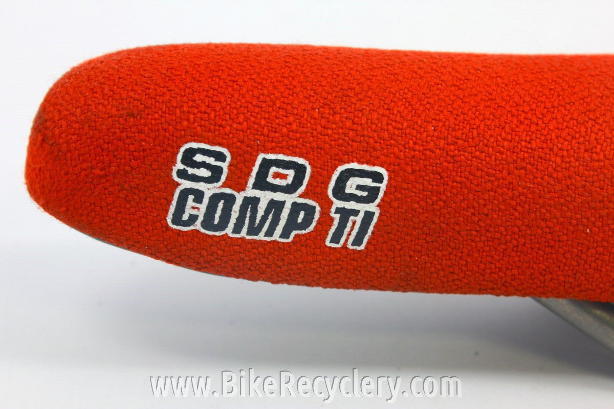 Vintage SDG Comp Ti Kevlar Saddle: Red