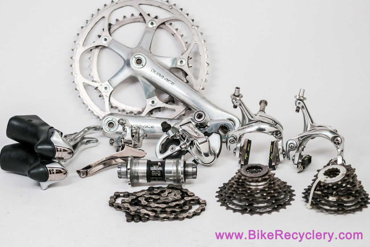 Shimano Dura Ace 9-Speed 7700 Groupset: STI - ST/RD/FD/BR/CS/FC/CN (EXC+ w/ exceptions)