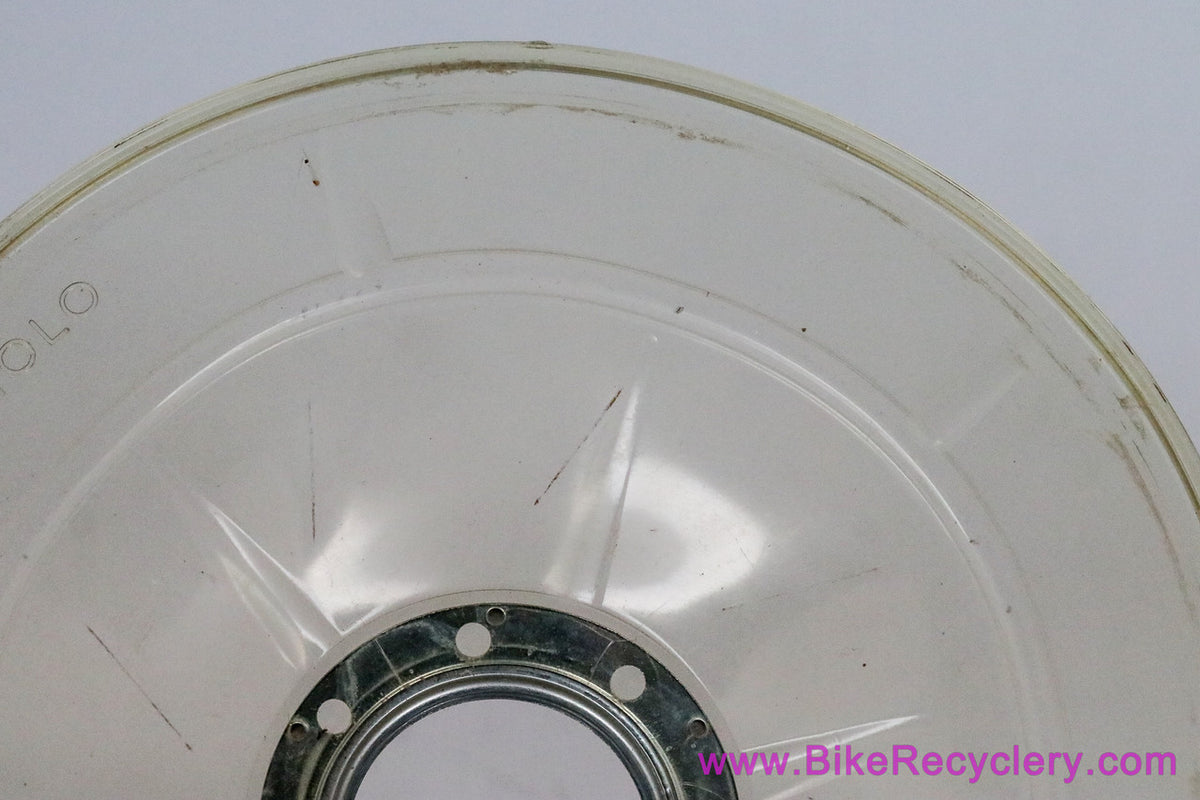 Campagnolo Spoke Protector: Plastic + Alloy Flange (EXC)