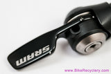 SRAM TT-500 Aero Bar End Shifter: LEFT / FRONT 2/3s - Silver Caps (New Take-Off w/ Shop Wear)