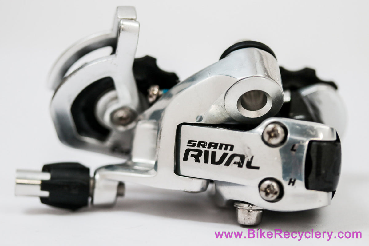 SRAM Rival 10s Rear Derailleur: Short Cage - Silver (Near Mint+ Low Miles)