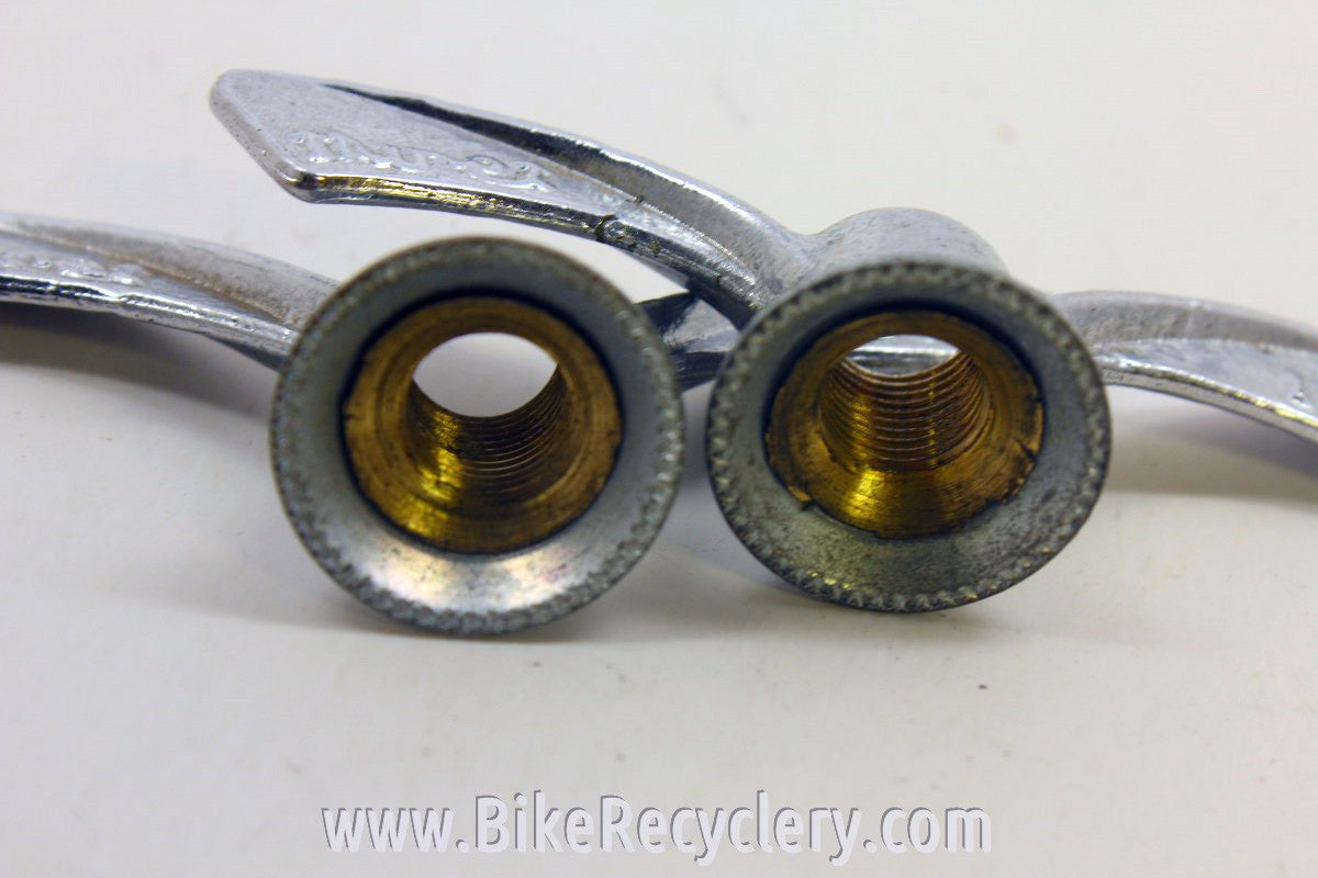 NOS Vintage Huret Luxe Bike Wingnuts: Rear 3/8" Pair (2)