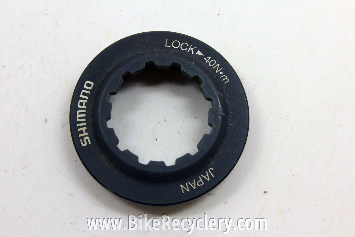 Shimano Centerlock Disc Rotor Lockring, Black (one)
