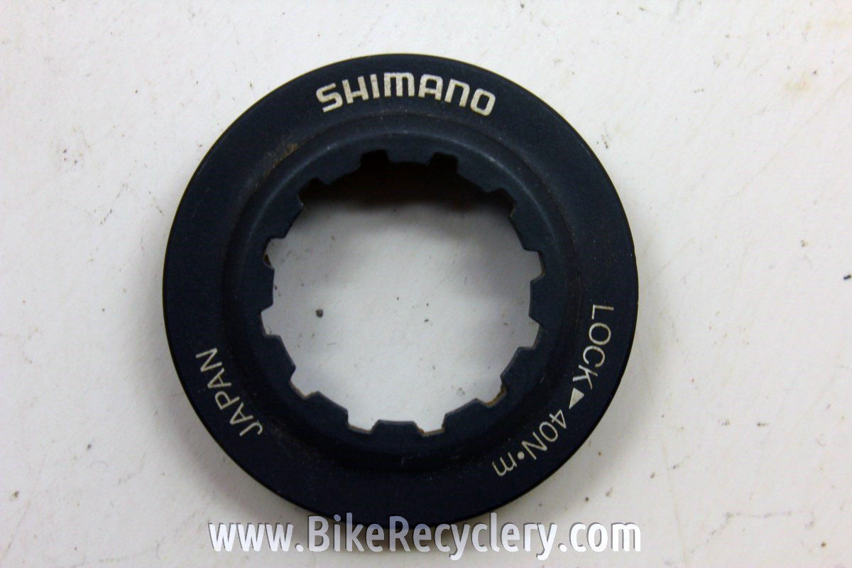 Shimano Centerlock Disc Rotor Lockring, Black (one)