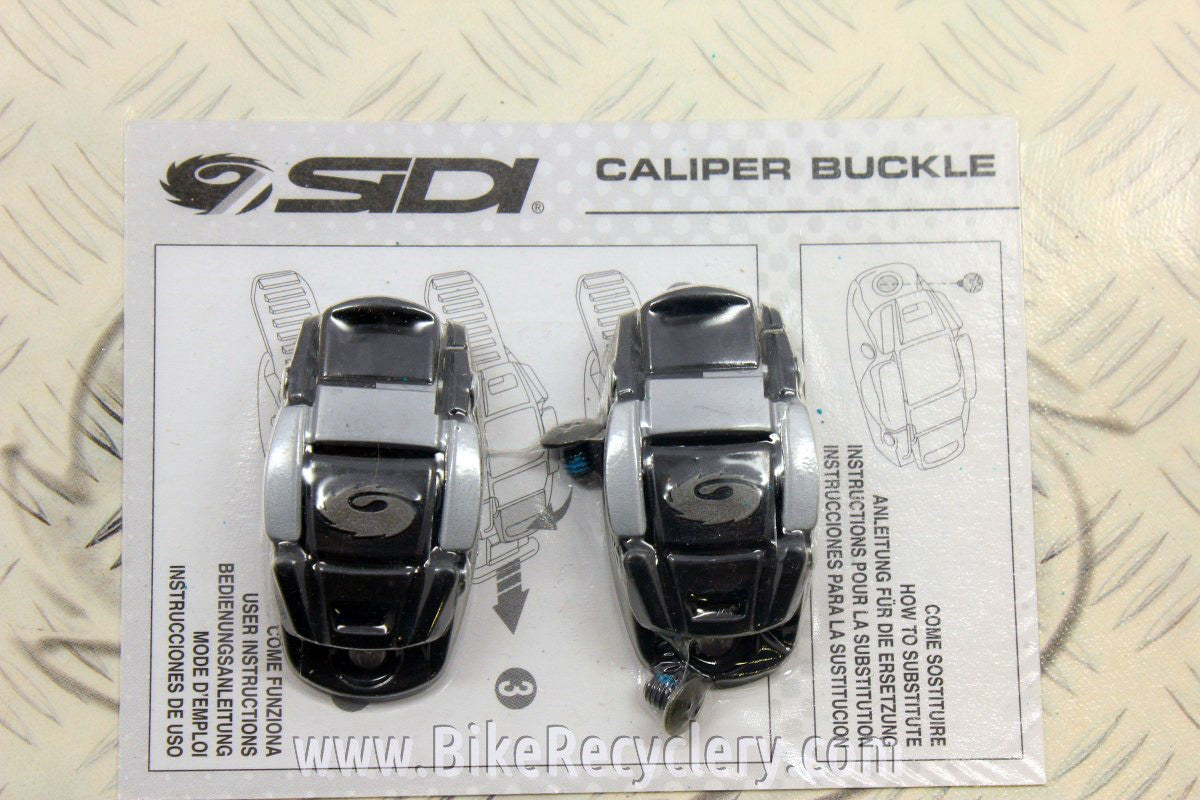 NEW Sidi Caliper Buckles, Black/Grey