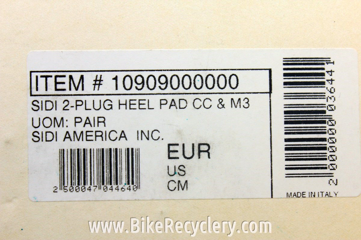NEW Sidi Heel Pads: Red