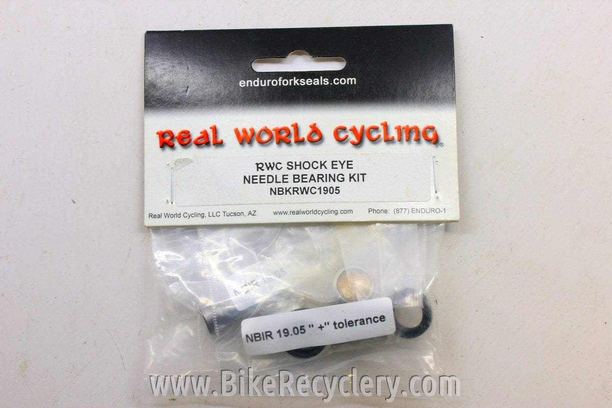 Real World Cycling Shock Eye Needle Bearing Kit: 19.05mm, 22mm, 30mm, 35.56mm