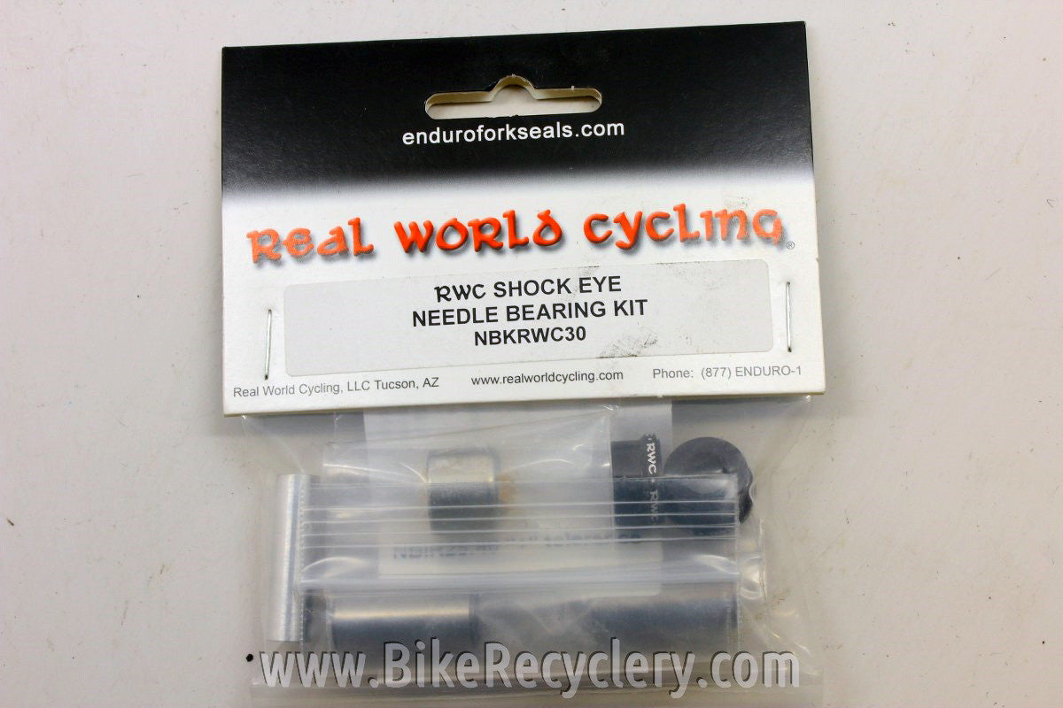 Real World Cycling Shock Eye Needle Bearing Kit: 19.05mm, 22mm, 30mm, 35.56mm
