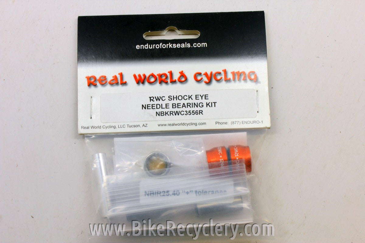 Real World Cycling Shock Eye Needle Bearing Kit: 19.05mm, 22mm, 30mm, 35.56mm
