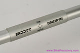 NOS Scott Drop-In Handlebars: 44.5cm x 26.0mm - Silver - Vintage 1990's (Take-Off)