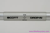NOS Scott Drop-In Handlebars: 44.5cm x 26.0mm - Silver - Vintage 1990's (Take-Off)