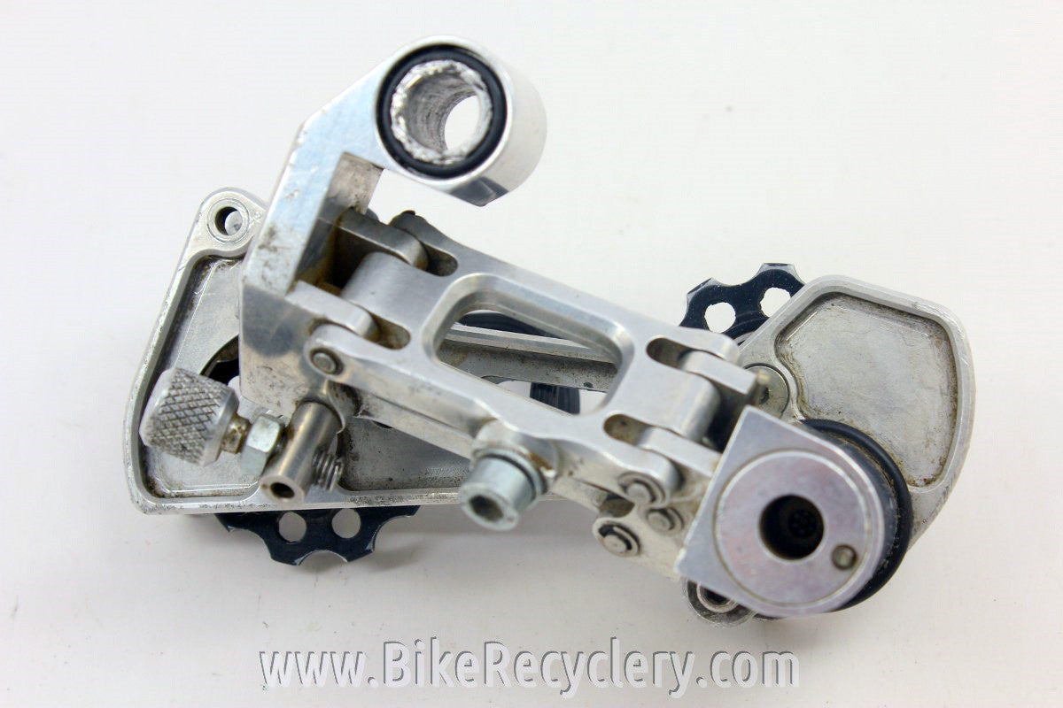 Prototype Maching Joe's Rear Derailleur: CNC 1990's, Silver SUPER RARE!