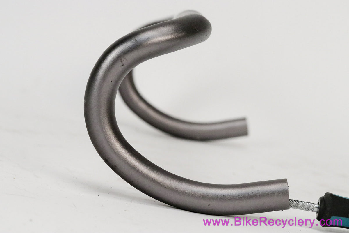 Deda Elementi Zero 100 Dark Silver Polish Drop Handlebar: 46cm (44cm c-c) x 31.8mm (Near Mint+)