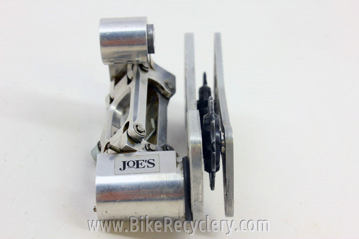 Prototype Maching Joe's Rear Derailleur: CNC 1990's, Silver SUPER RARE!