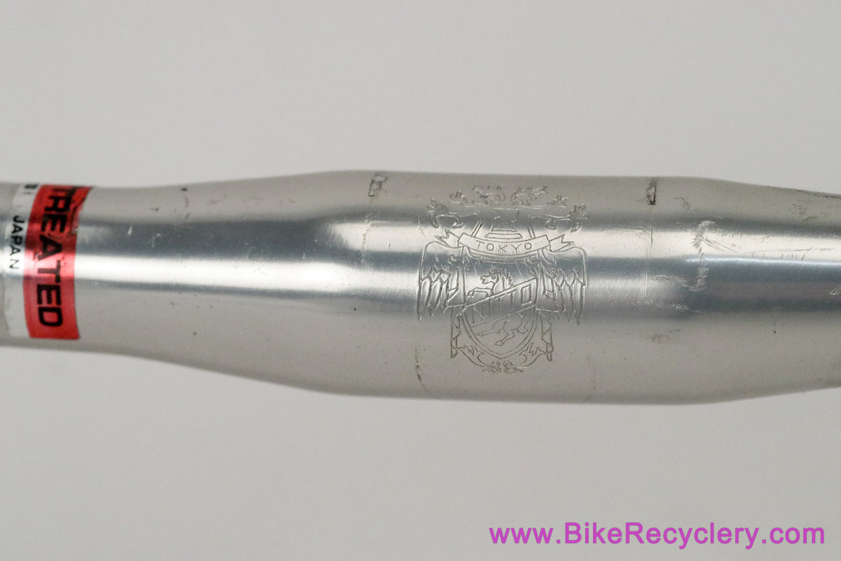 Nitto Randonneur B135AA-SSB Heat Treated Drop Handlebars: 39cm x 31.8mm - Silver (EXC)