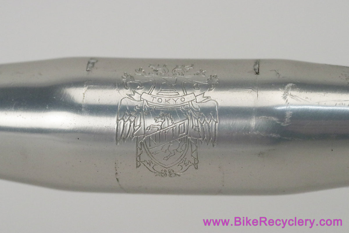 Nitto Randonneur B135AA-SSB Heat Treated Drop Handlebars: 39cm x 31.8mm - Silver (EXC)