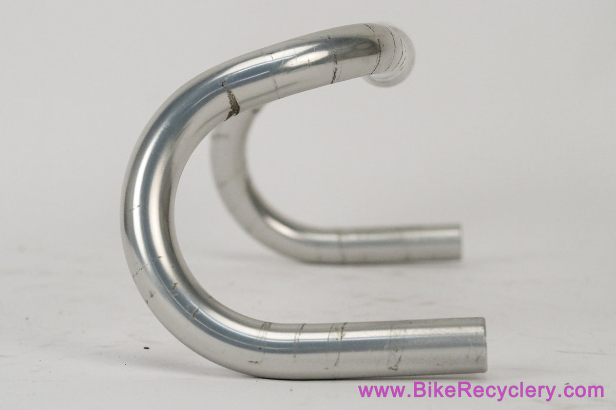 Nitto Randonneur B135AA-SSB Heat Treated Drop Handlebars: 39cm x 31.8mm - Silver (EXC)