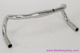 Nitto Randonneur B135AA-SSB Heat Treated Drop Handlebars: 39cm x 31.8mm - Silver (EXC)